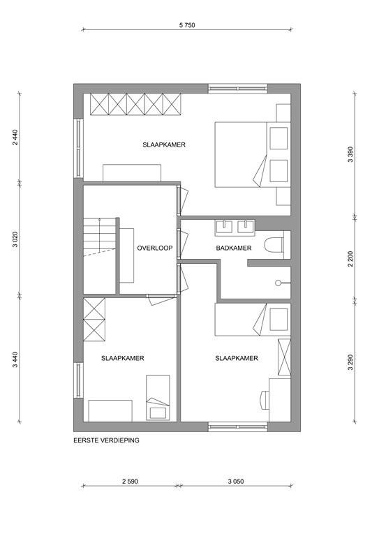 mediumsize floorplan